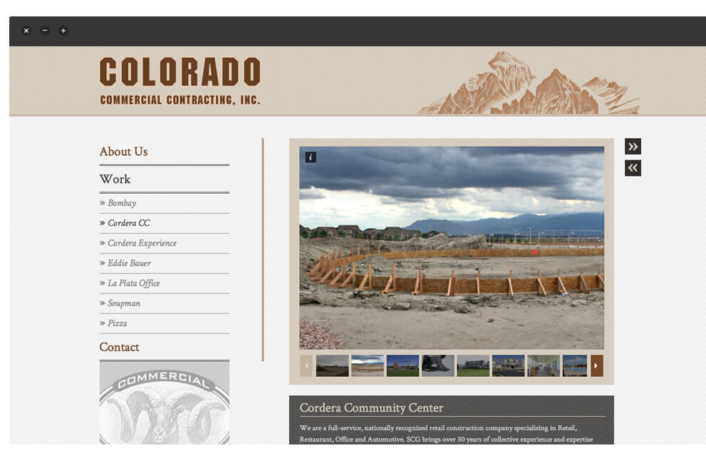 Browser Ansicht Colorado Commercial Contracting Inc.