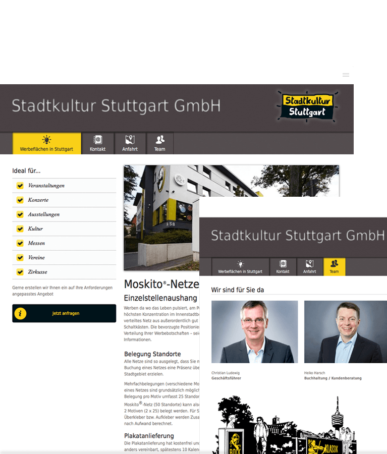 Phone Ansicht: Stadtkultur Stuttgart GmbH
